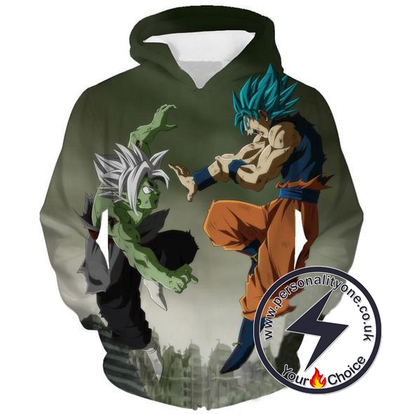 Dragon Ball Z - Goku Vs Zamasu Fusion 3D - Hoodies